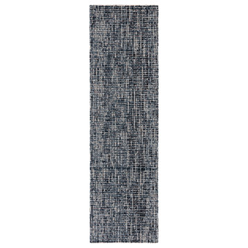 Safavieh Abstract Collection ABT468L Rug, Black/Grey, 2'3"x8'