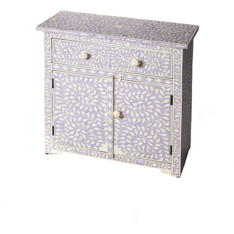 Butler Vivienne Lavender Bone Inlay Console Chest