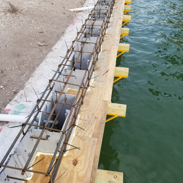 600 feet of seawall
