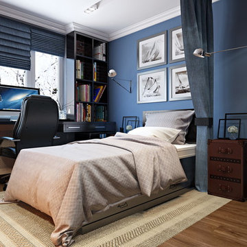 Bringing bedroom and workroom together.