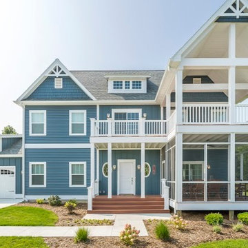 Front View - Custom Two Story Modular Home Build NJ