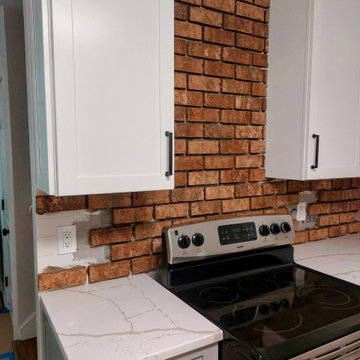 Thin Brick Kitchen Backsplash