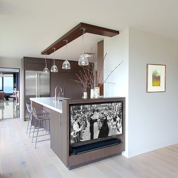Custom Cabinet with Built-In TV
