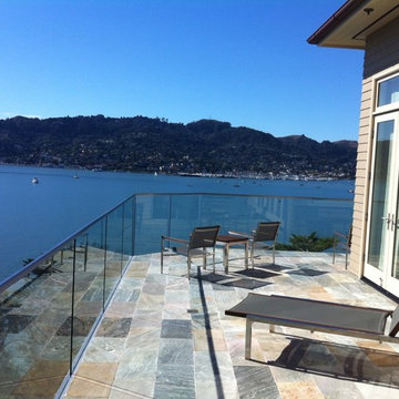 Aluminum Base Shoe Glass Railing