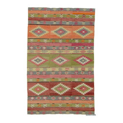 Vintage Turkish Kilim Rug - Rugs