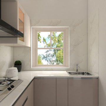 Mrs. Saha’s Contemporary Style Modular Kitchen | Rs 85000, Kolkata, West Bengal