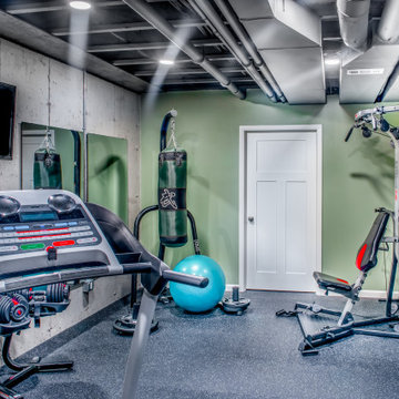 Creative Spaces - Interior Design & An Industrial Fitness Room