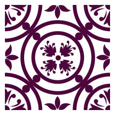 5"x5" Merlot Lisa Removable Peel and Stick Tiles