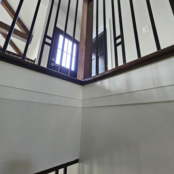 Project #109 | U-Shaped Stairs in Countryside Retreat