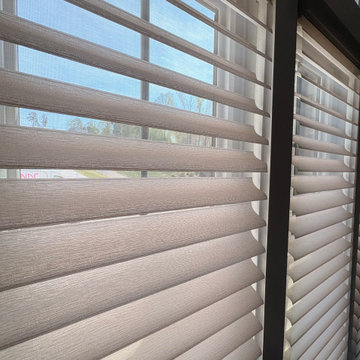 Motorized Hunter Douglas Silhouette Shades for Lake Norman Mooresville NC