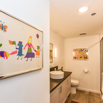 Mid Century Modern Update of High-Rise Condo in Houston's Museum District