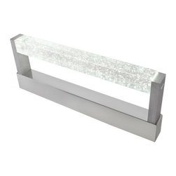 LED 2 Lights Bubbles Crafted K9 Crytal Bar Wall Light - Bathroom Vanity Lighting