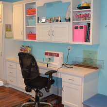 Sewing and crafts room