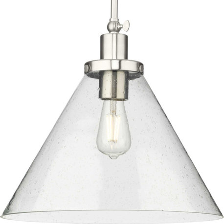Progress Lighting P500384 Hinton 16"W Pendant - Brushed Nickel