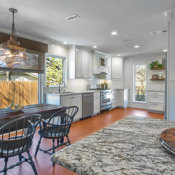 Hello, Open & Flowing Floor Plan! A Complete Kitchen & Bar Area Remodel