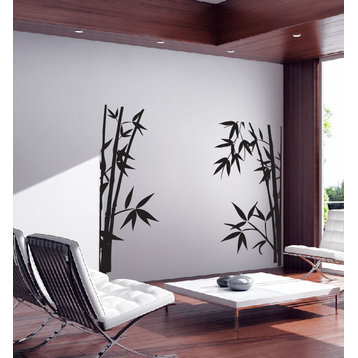 Bamboo, Black, 45 X 46, As-Is