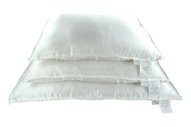 Silk filled Pillow Silk Charmeuse Cover