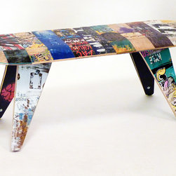 Deckbench - Recycled Skateboard Bench - Indoor Benches