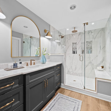 Luxury Basement Bathroom | Walk-In Shower