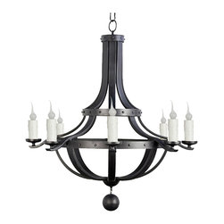 CH-227 Hand Forged Iron Chandelier Designs - Chandeliers