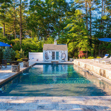 Pembroke 20'x44' PermaCrete Vinyl Liner In Ground Swimming Pool