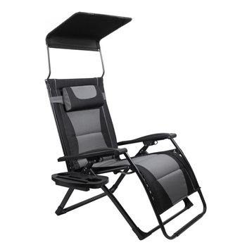 Oversize Recliner Folding Chair for Camping Patio Outdoors Zero Gravity