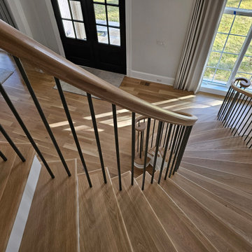 Project #116 | Elegant Curved Staircase