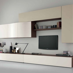 Modern Wall Unit Logika LK21 by Spar - $4,275.00 - Entertainment Centers And Tv Stands