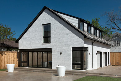 Example of a trendy home design design in Dallas