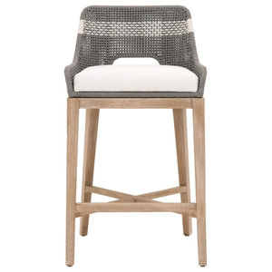 In Stock Tapestry Bar Counter Stool Outdoor Beach Style Outdoor Bar Stools And Counter Stools By Essentials For Living Houzz