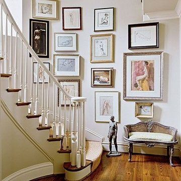 staircase wall decorating ideas