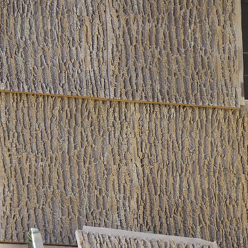Natural Bark Replacement | Natural Bark Siding being replaced with SmartBark