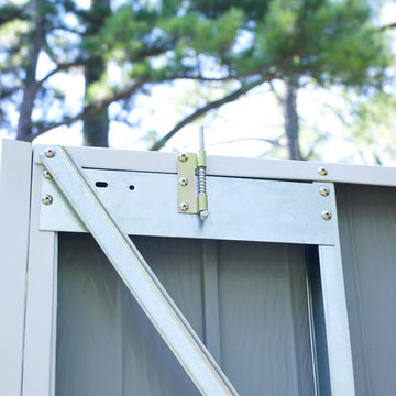 THE ARROW COMMANDER™ SERIES STEEL STORAGE SHEDS