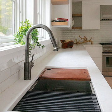 kitchen work-station sink
