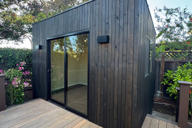 Example of a minimalist shed design in San Francisco