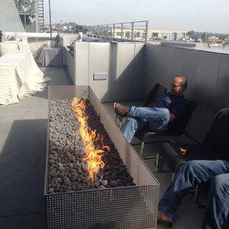 Fire Pit with CROSSFIRE&trade; Brass Burner - Fire Pits