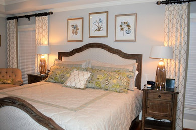 Transitional bedroom photo in Other