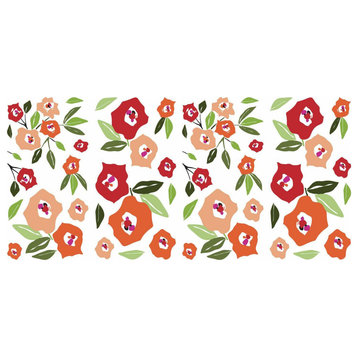 Jane Dixon Floral Peel And Stick Wall Decals