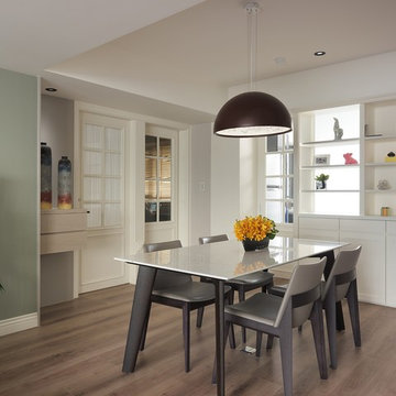 HDB 4-Room at Punggol by SpaceArt - Scandinavian Dining Room design