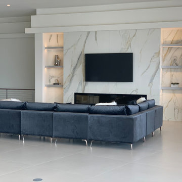 Custom Cabinets: Custom Bar & Entertainment Center - MacDonald Highlands