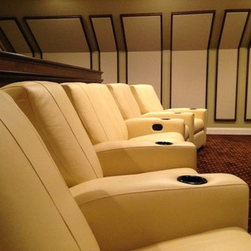 Custom Home Theater in Attic