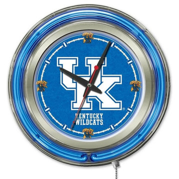 Kentucky "UK" Neon Clock