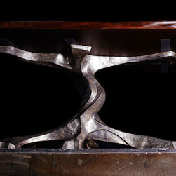 Twisted Tree Table Bronze - Sculptures