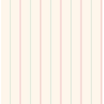 Little Tailor Pinstripe Beige Stripe Wallpaper, Bolt