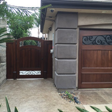 Custom Designer Wood Gate by Garden Passages