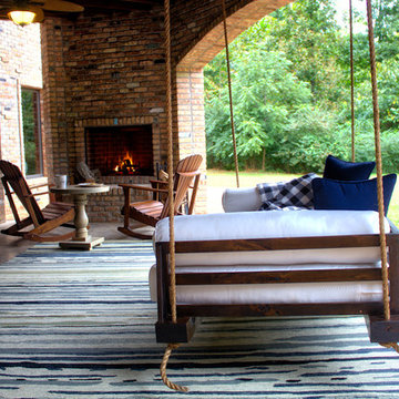Outdoor Custom Twin or Crib Mattress Bed Porch Swing Daybeds