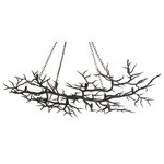 Currey & Company - Rainforest Chandelier
Currey In A Hurry - Breathtaking at first sight, the Rainforest Chandelier is impressive both in craftsmanship and scale. Fourteen lights are nestled within the hand-forged iron branches of the arms, highlighting the Rustic Bronze finish.