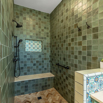 Southwestern Eclectic Bathroom Remodeling