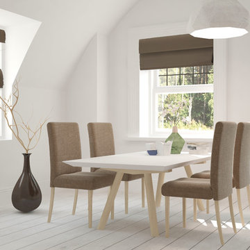 Grounded Brown (Room Darkening) - Roman Shades (Fabric & Natural Woven)