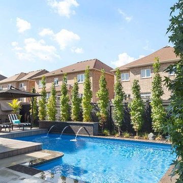 Square "L" Inground Pool